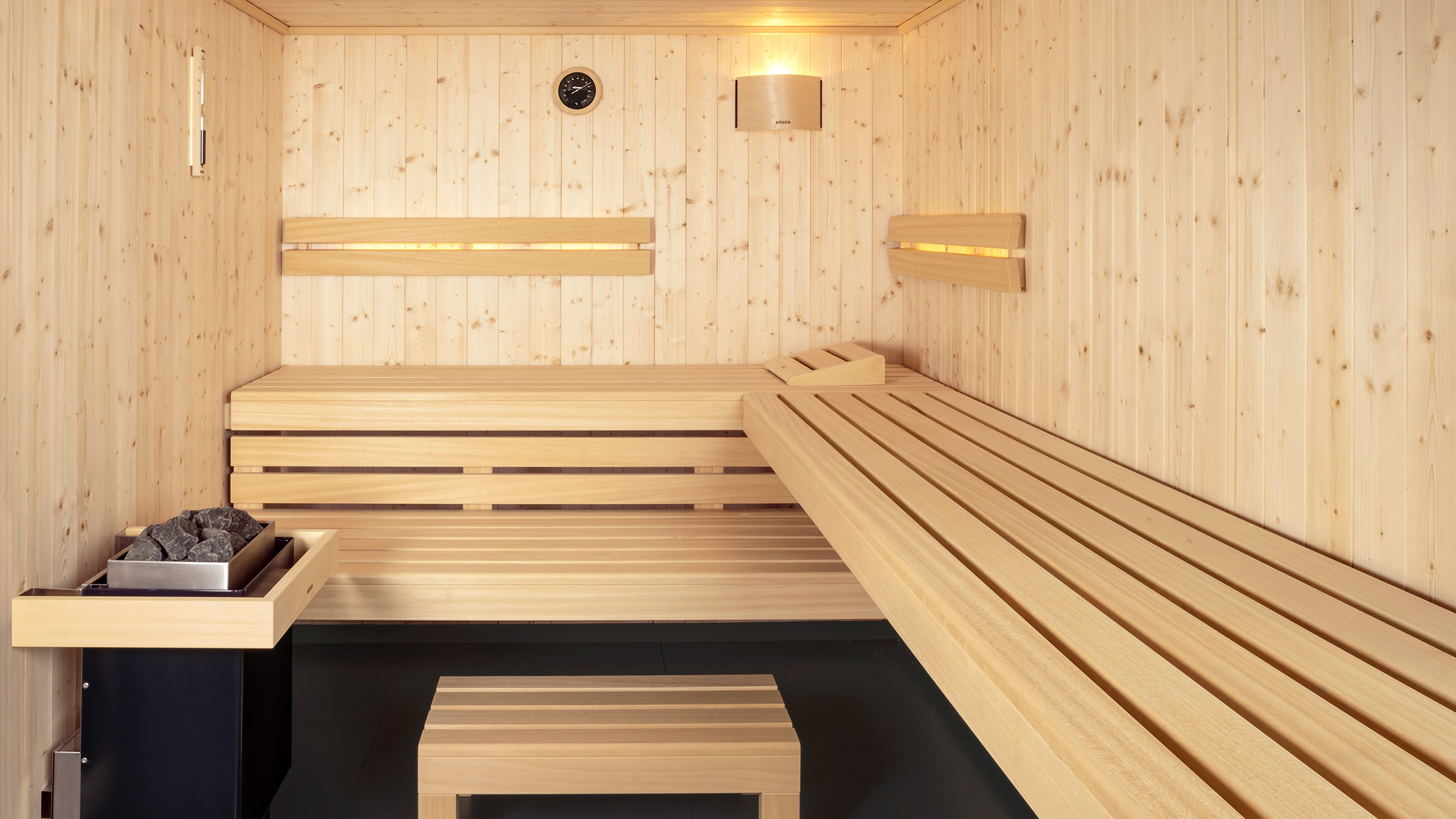 Sauna Velito interieur